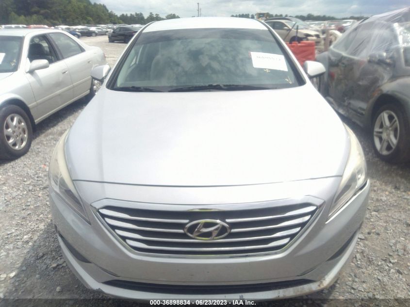 2015 HYUNDAI SONATA 2.4L SE - 5NPE24AFXFH163325