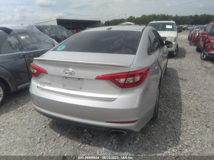 2015 HYUNDAI SONATA 2.4L SE - 5NPE24AFXFH163325