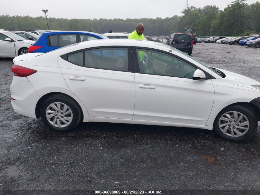 2017 HYUNDAI ELANTRA SE/VALUE EDITION/LIMITED - 5NPD74LF6HG260458