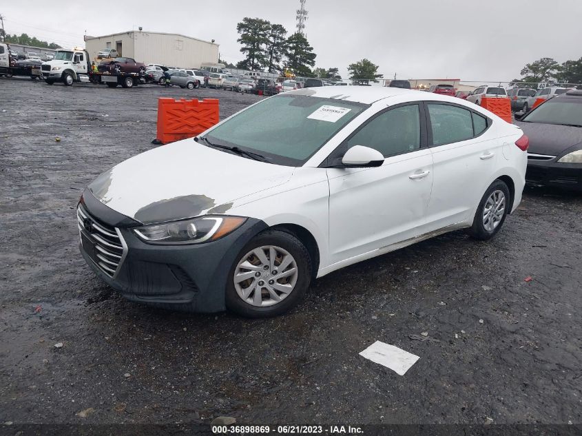 2017 HYUNDAI ELANTRA SE/VALUE EDITION/LIMITED - 5NPD74LF6HG260458