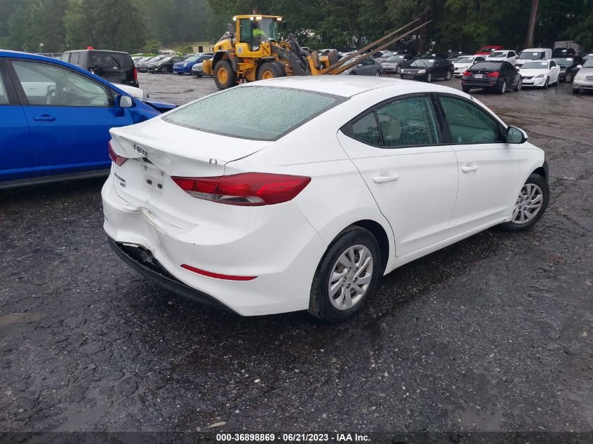 2017 HYUNDAI ELANTRA SE/VALUE EDITION/LIMITED - 5NPD74LF6HG260458