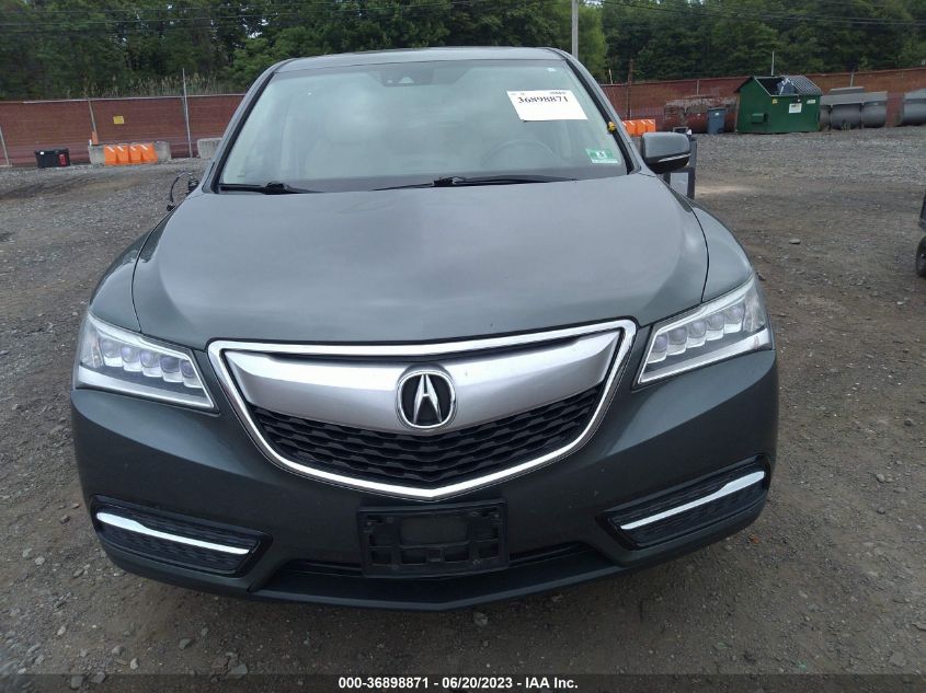 2016 ACURA MDX W/TECH/W/TECH - 5FRYD4H48GB055845