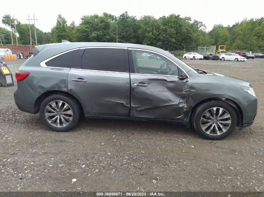 2016 ACURA MDX W/TECH/W/TECH - 5FRYD4H48GB055845