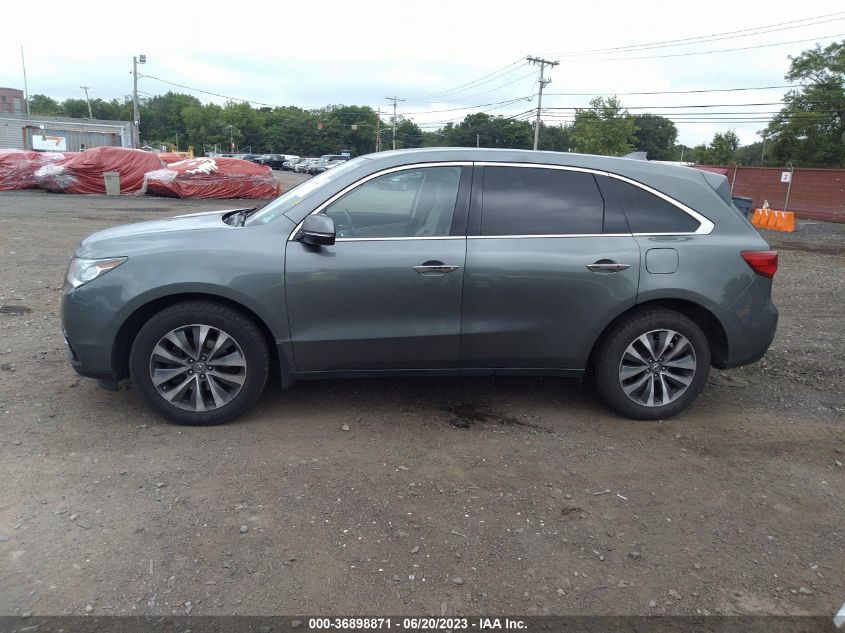 2016 ACURA MDX W/TECH/W/TECH - 5FRYD4H48GB055845