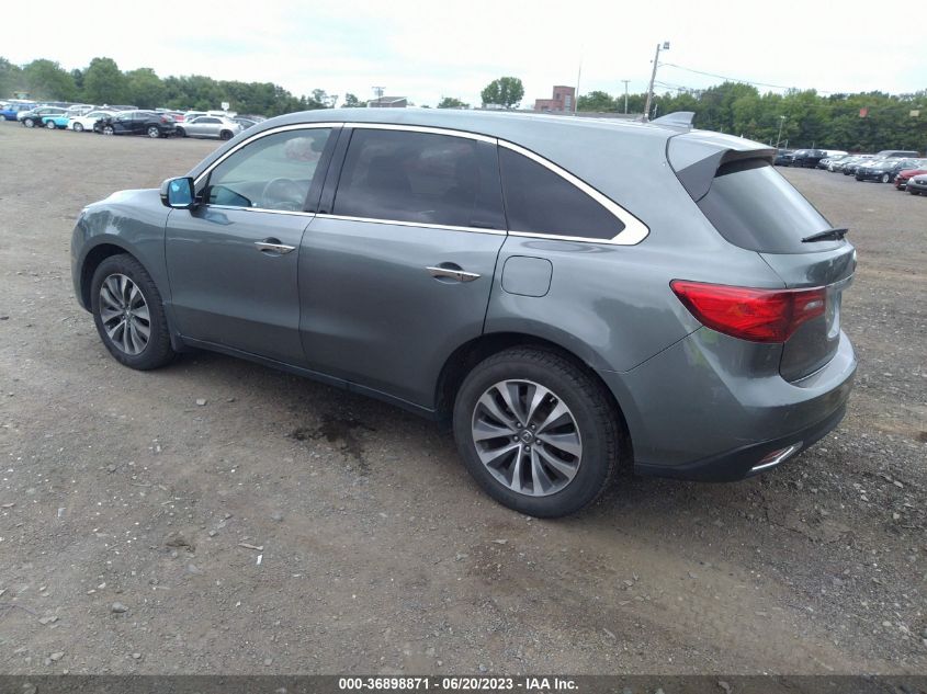 2016 ACURA MDX W/TECH/W/TECH - 5FRYD4H48GB055845