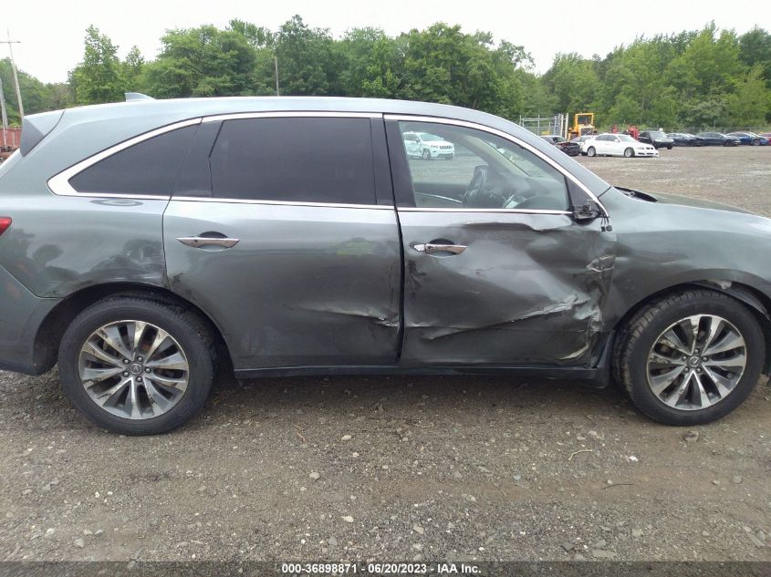 2016 ACURA MDX W/TECH/W/TECH - 5FRYD4H48GB055845
