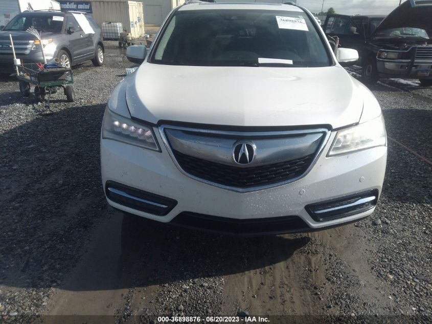 2016 ACURA MDX W/ADVANCE/W/ADVANCE - 5FRYD3H9XGB016163