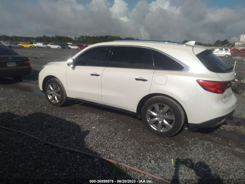 2016 ACURA MDX W/ADVANCE/W/ADVANCE - 5FRYD3H9XGB016163