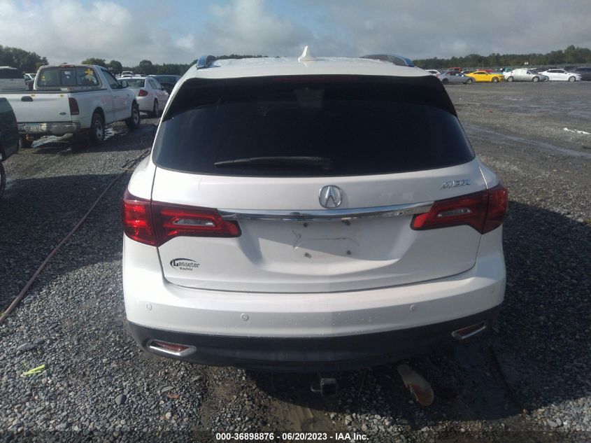 2016 ACURA MDX W/ADVANCE/W/ADVANCE - 5FRYD3H9XGB016163