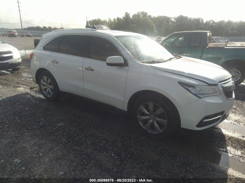 2016 ACURA MDX W/ADVANCE/W/ADVANCE - 5FRYD3H9XGB016163