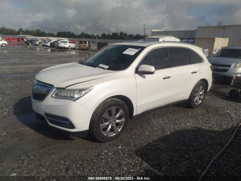 2016 ACURA MDX W/ADVANCE/W/ADVANCE - 5FRYD3H9XGB016163