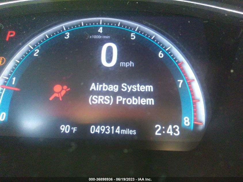 2019 HONDA CIVIC HATCHBACK LX - SHHFK7H33KU406563