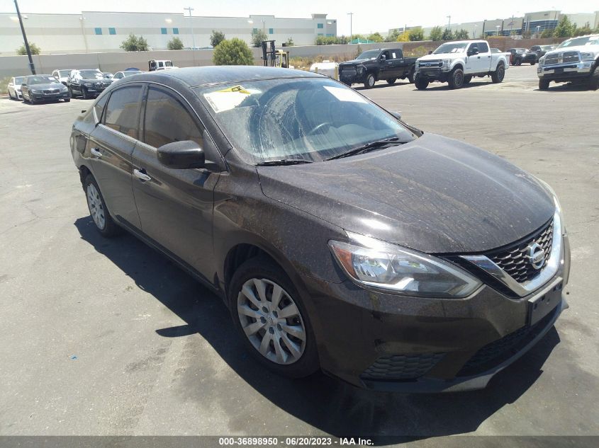 2016 NISSAN SENTRA S - 3N1AB7AP3GY261662