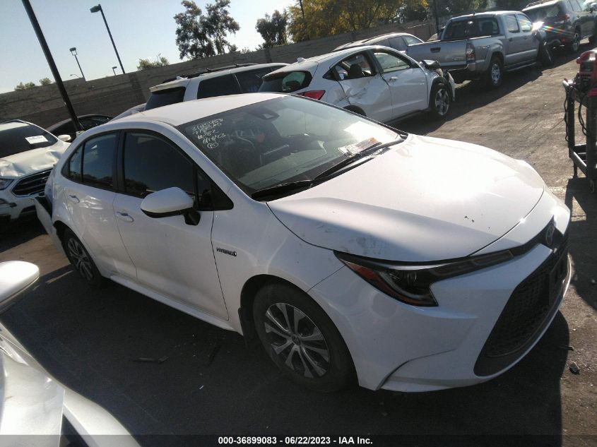 2021 TOYOTA COROLLA HYBRID LE - JTDEAMDE8MJ030007