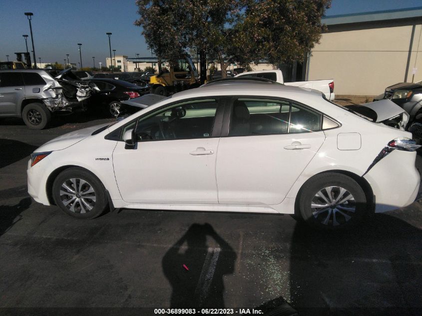 2021 TOYOTA COROLLA HYBRID LE - JTDEAMDE8MJ030007