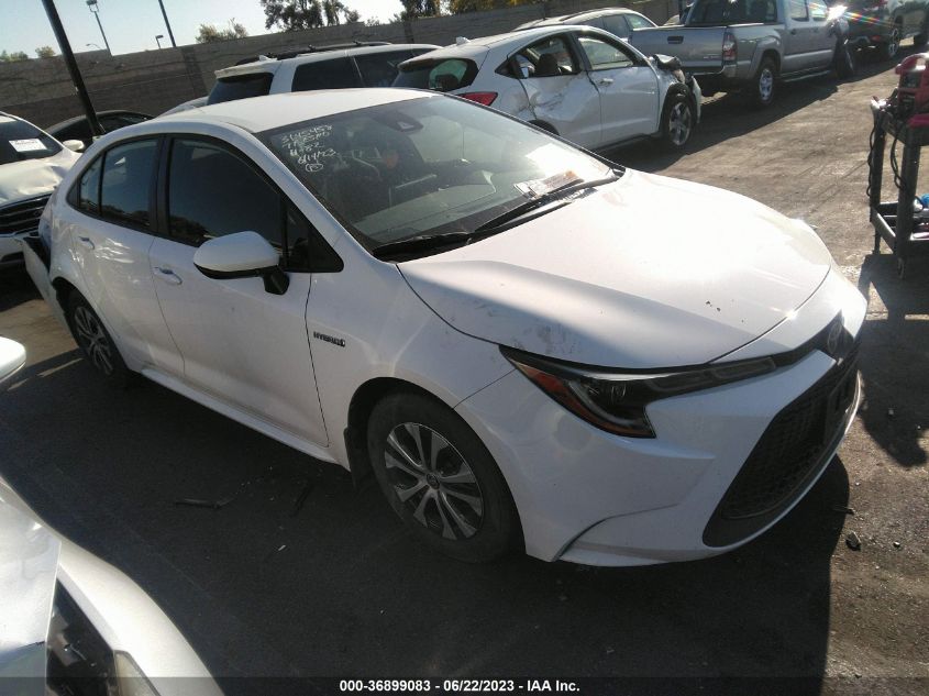 2021 TOYOTA COROLLA HYBRID LE - JTDEAMDE8MJ030007