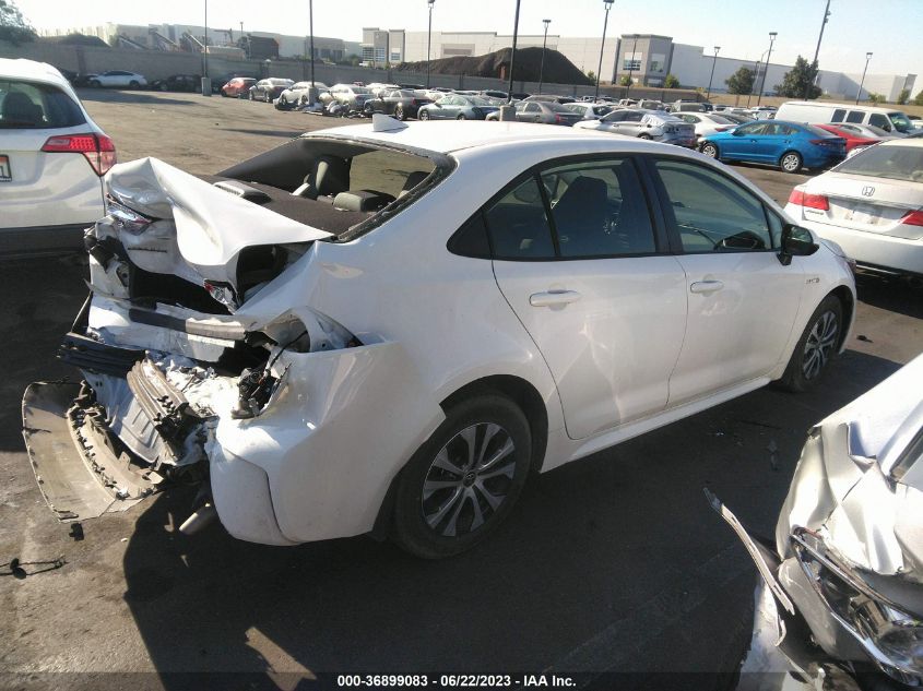 2021 TOYOTA COROLLA HYBRID LE - JTDEAMDE8MJ030007