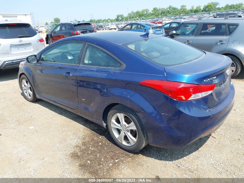 2013 HYUNDAI ELANTRA COUPE GS PZEV KMHDH6AE3DU006974