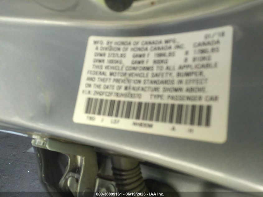 2018 HONDA CIVIC SEDAN EX - 2HGFC2F78JH528370