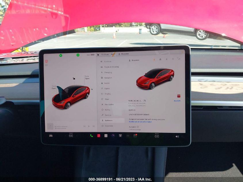 2022 TESLA MODEL 3 LONG RANGE - 5YJ3E1EBXNF243449