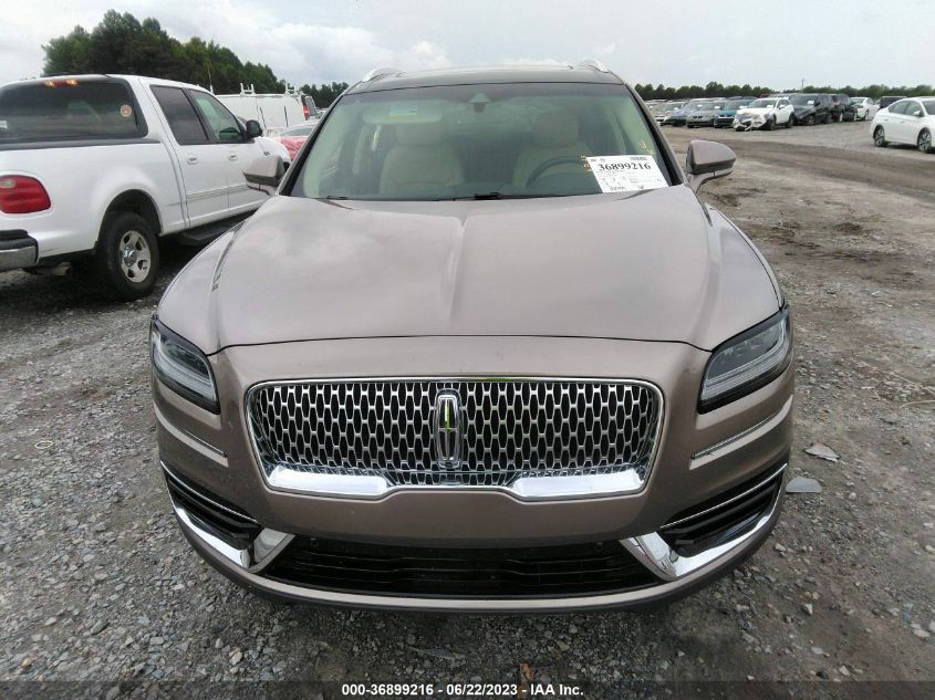2019 LINCOLN NAUTILUS RESERVE - 2LMPJ8LP4KBL28381