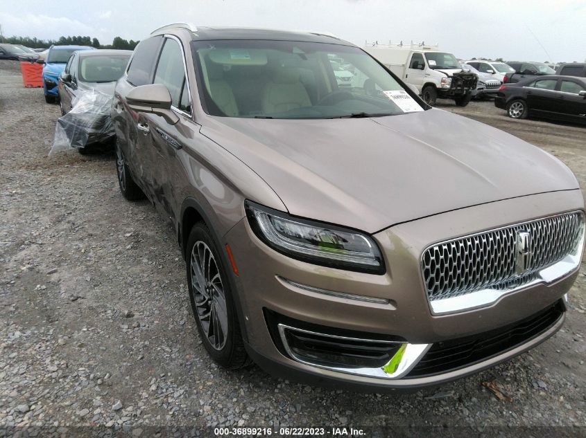2019 LINCOLN NAUTILUS RESERVE - 2LMPJ8LP4KBL28381