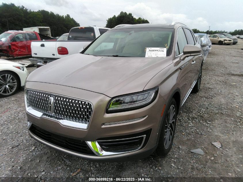 2019 LINCOLN NAUTILUS RESERVE - 2LMPJ8LP4KBL28381