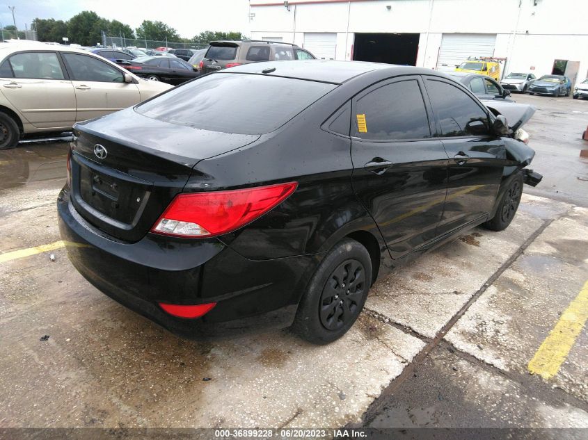 2016 HYUNDAI ACCENT SE - KMHCT4AE9GU979084