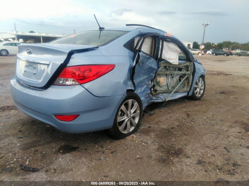 2014 HYUNDAI ACCENT GLS - KMHCU4AE7EU595623