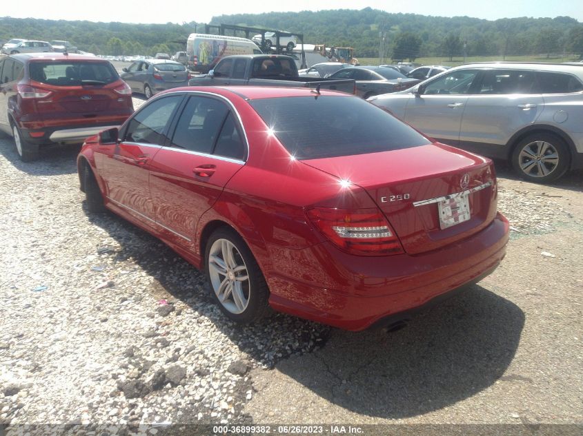 2013 MERCEDES-BENZ C-CLASS C 250 - WDDGF4HB6DR243748