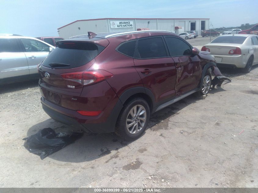 2018 HYUNDAI TUCSON SEL - KM8J3CA45JU640547