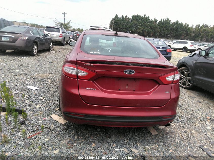 2014 FORD FUSION SE - 3FA6P0H75ER238821