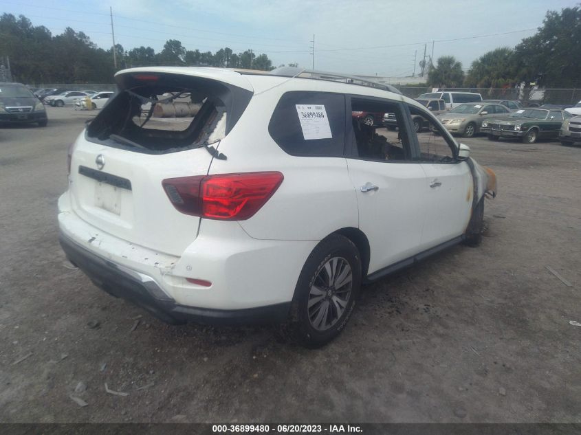 2017 NISSAN PATHFINDER SV - 5N1DR2MN2HC650592