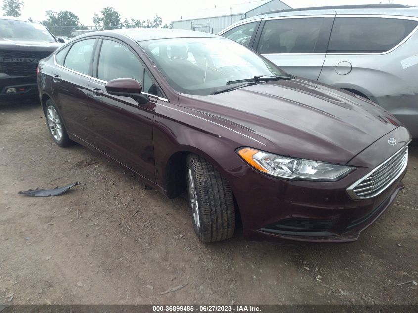 2017 FORD FUSION SE - 3FA6P0H75HR257275