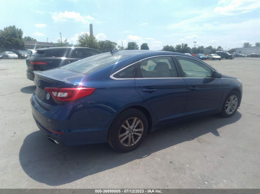 2016 HYUNDAI SONATA 2.4L SE - 5NPE24AF5GH327937