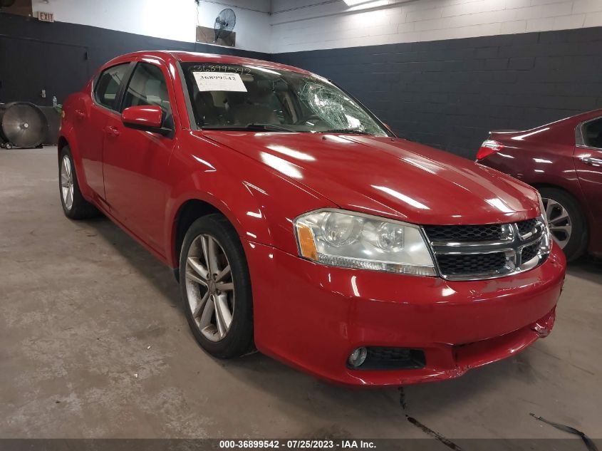 2013 DODGE AVENGER SXT - 1C3CDZCB6DN552392