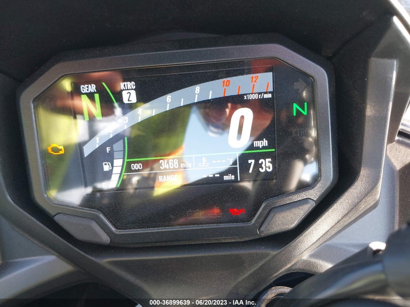 VIN ML5EXER19PDA94731 2023 KAWASAKI EX650 R
