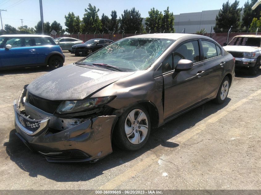 2013 HONDA CIVIC SDN LX - 2HGFB2F51DH566139