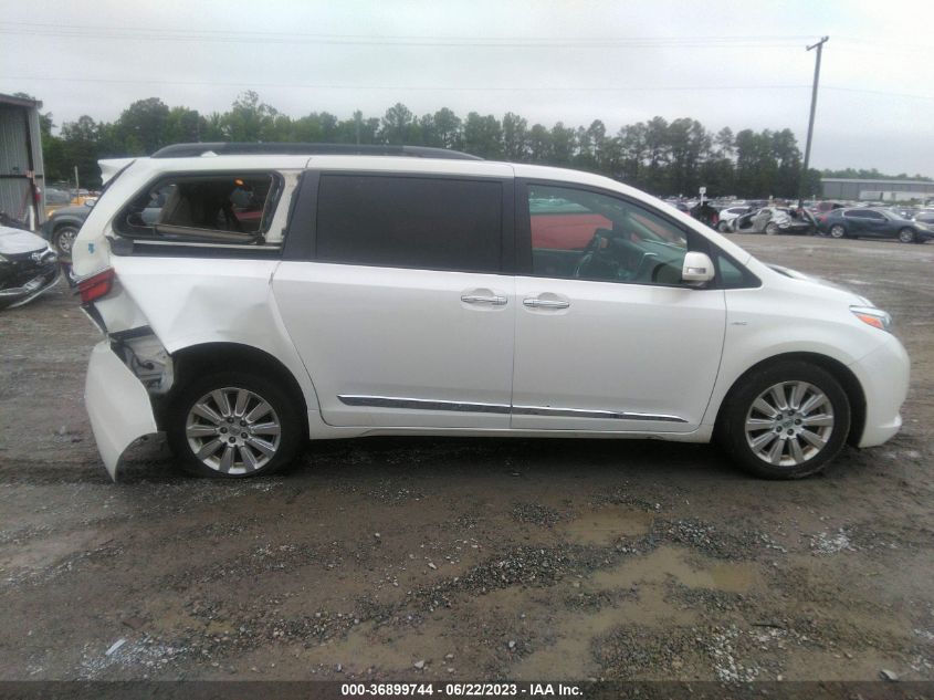 2016 TOYOTA SIENNA LTD/XLE/XLE PREMIUM - 5TDDK3DC0GS145452