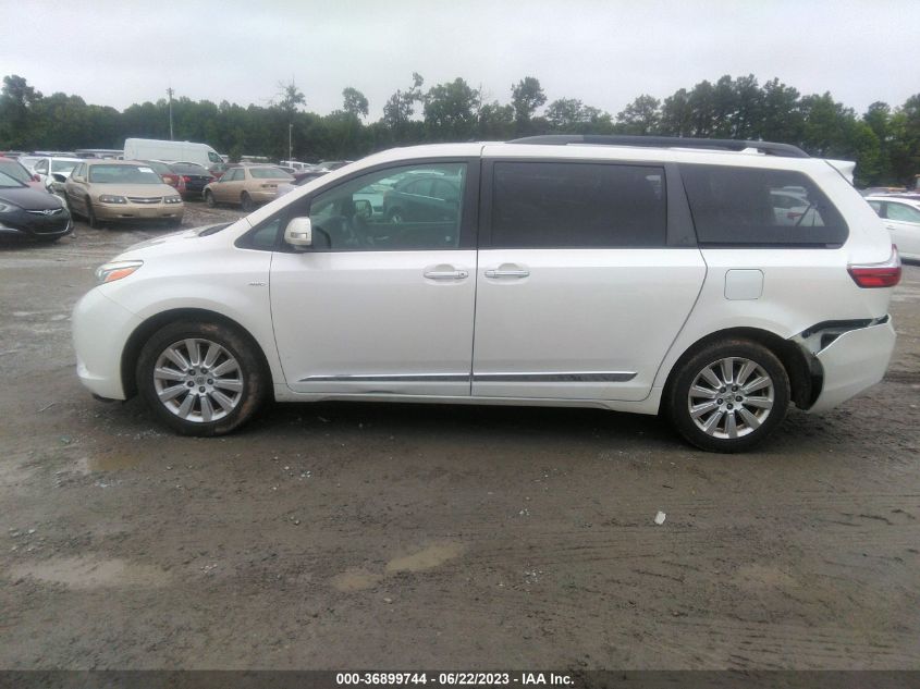 2016 TOYOTA SIENNA LTD/XLE/XLE PREMIUM - 5TDDK3DC0GS145452