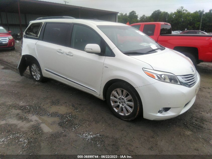 2016 TOYOTA SIENNA LTD/XLE/XLE PREMIUM - 5TDDK3DC0GS145452
