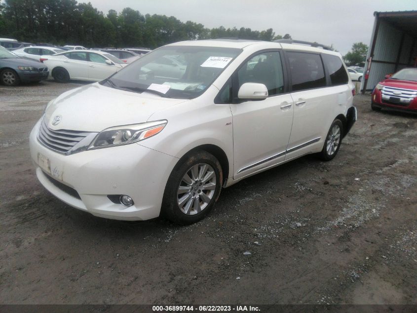 2016 TOYOTA SIENNA LTD/XLE/XLE PREMIUM - 5TDDK3DC0GS145452