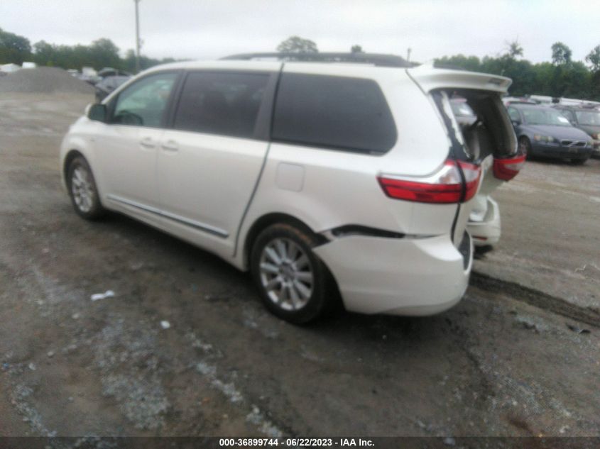 2016 TOYOTA SIENNA LTD/XLE/XLE PREMIUM - 5TDDK3DC0GS145452