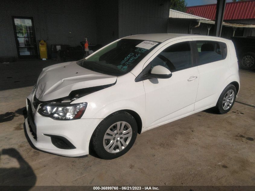 2020 CHEVROLET SONIC LT - 1G1JG6SB5L4109092