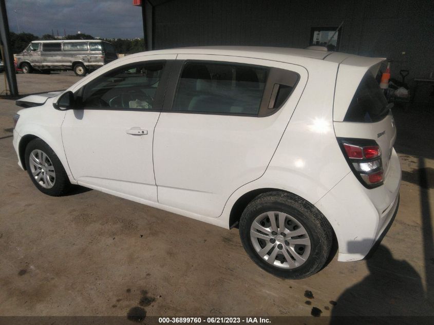 2020 CHEVROLET SONIC LT - 1G1JG6SB5L4109092