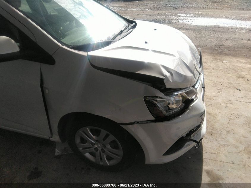 2020 CHEVROLET SONIC LT - 1G1JG6SB5L4109092