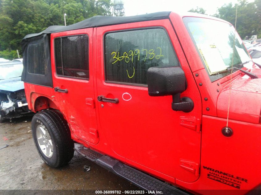 2015 JEEP WRANGLER UNLIMITED SPORT - 1C4BJWDG1FL755293