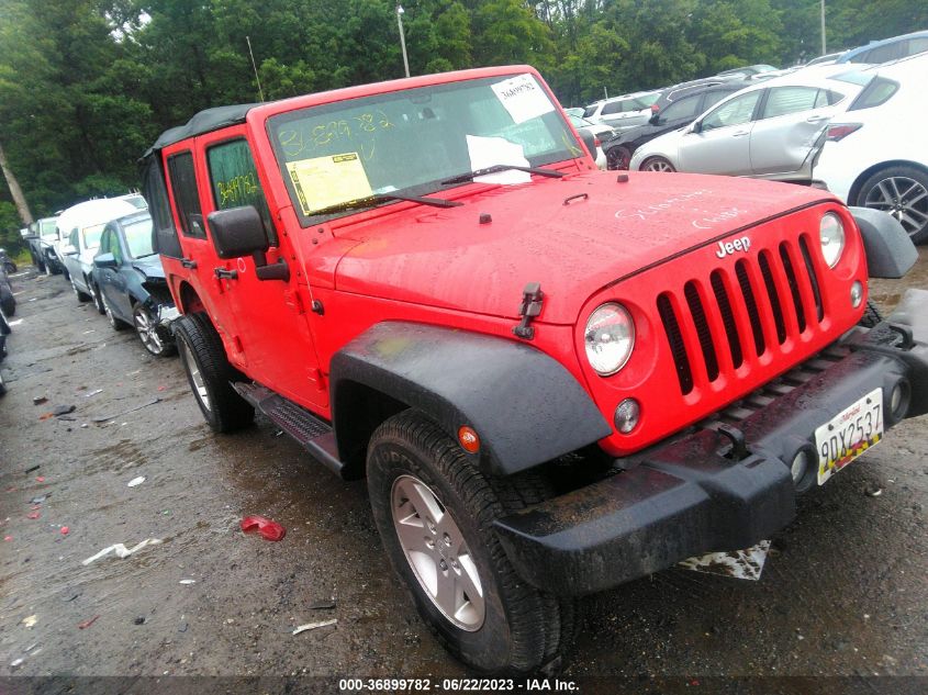 2015 JEEP WRANGLER UNLIMITED SPORT - 1C4BJWDG1FL755293