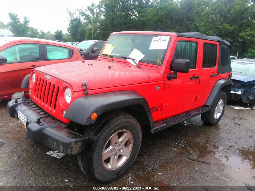2015 JEEP WRANGLER UNLIMITED SPORT - 1C4BJWDG1FL755293