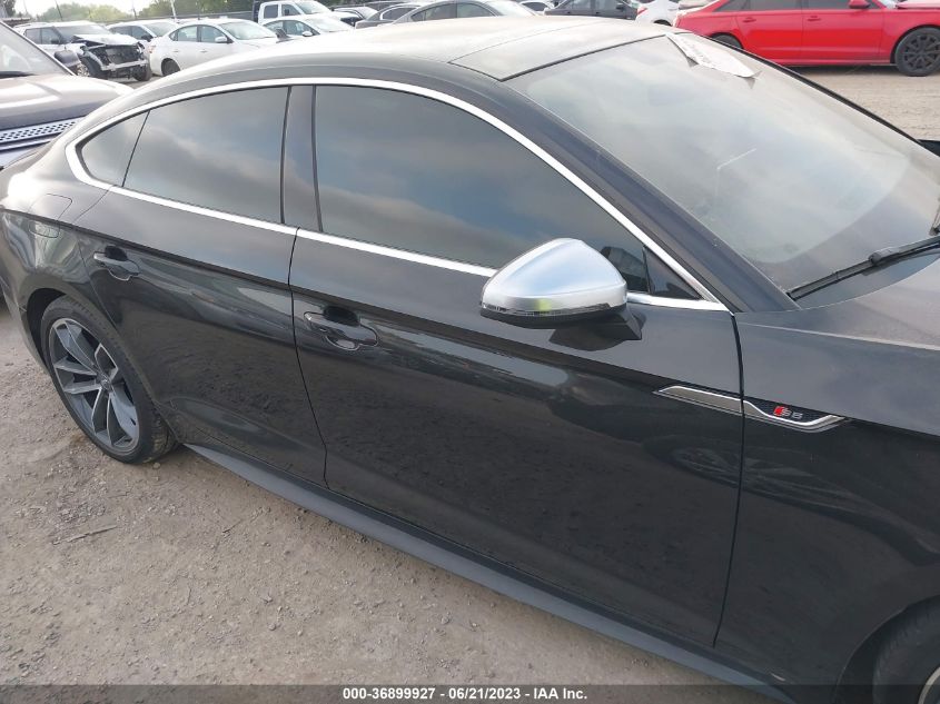2018 AUDI S5 SPORTBACK PRESTIGE WAUC4CF5XJA019752